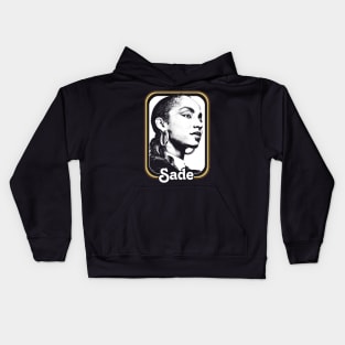 Sade // Retro 80s Style Fan Design Kids Hoodie